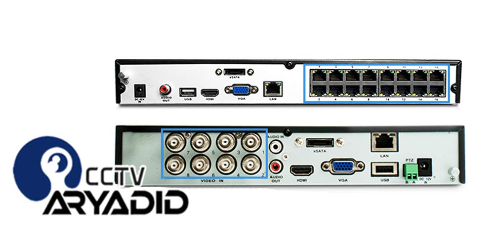 تفاوت‌ و کاربردهای سیستم DVR و NVR 